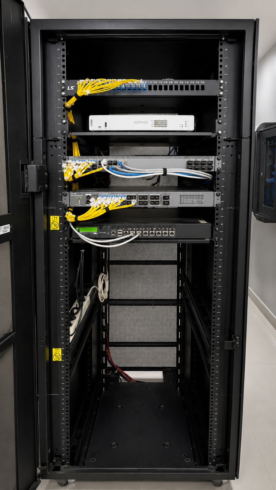 School server room infrastructure preview