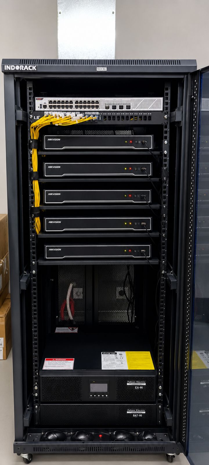 School network infrastructure screenshot