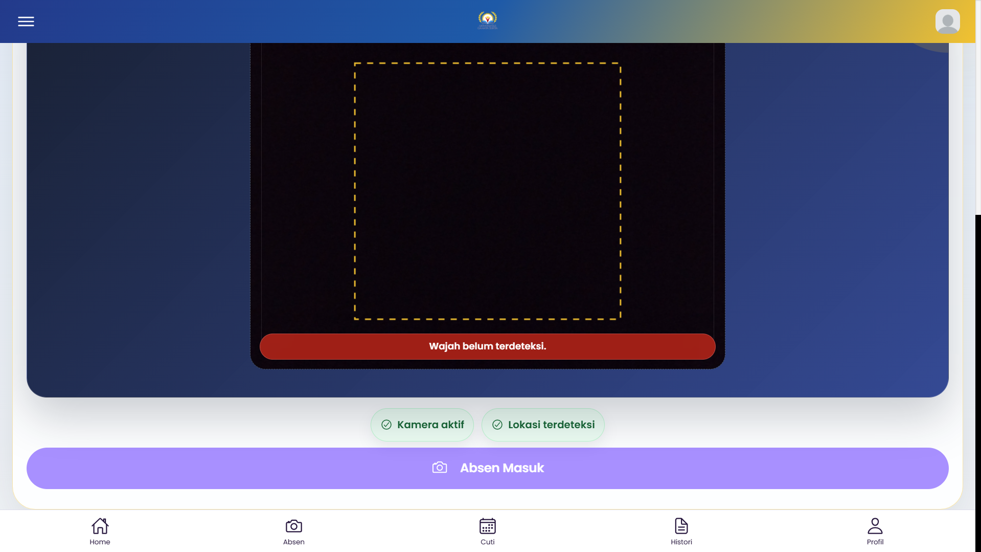 Universitas Cahaya Surya attendance system screenshot 5